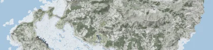 Sakhal topographic map preview